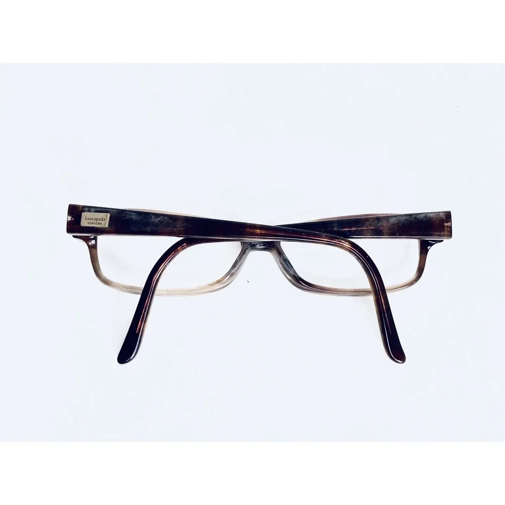 Kate Spade NY Tortoise Rectangular Glasses Striped Temple Lorelei 0X23 52 14 135