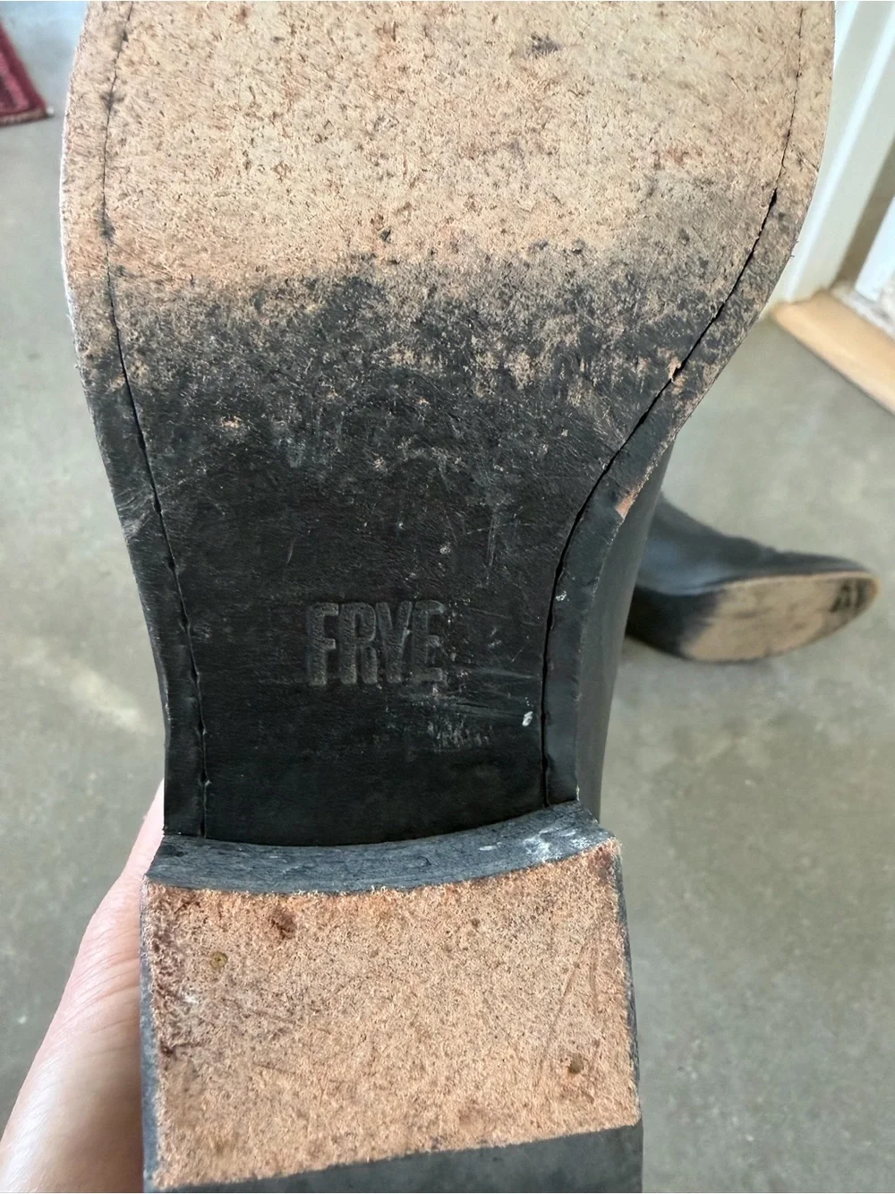 Frye sleek black