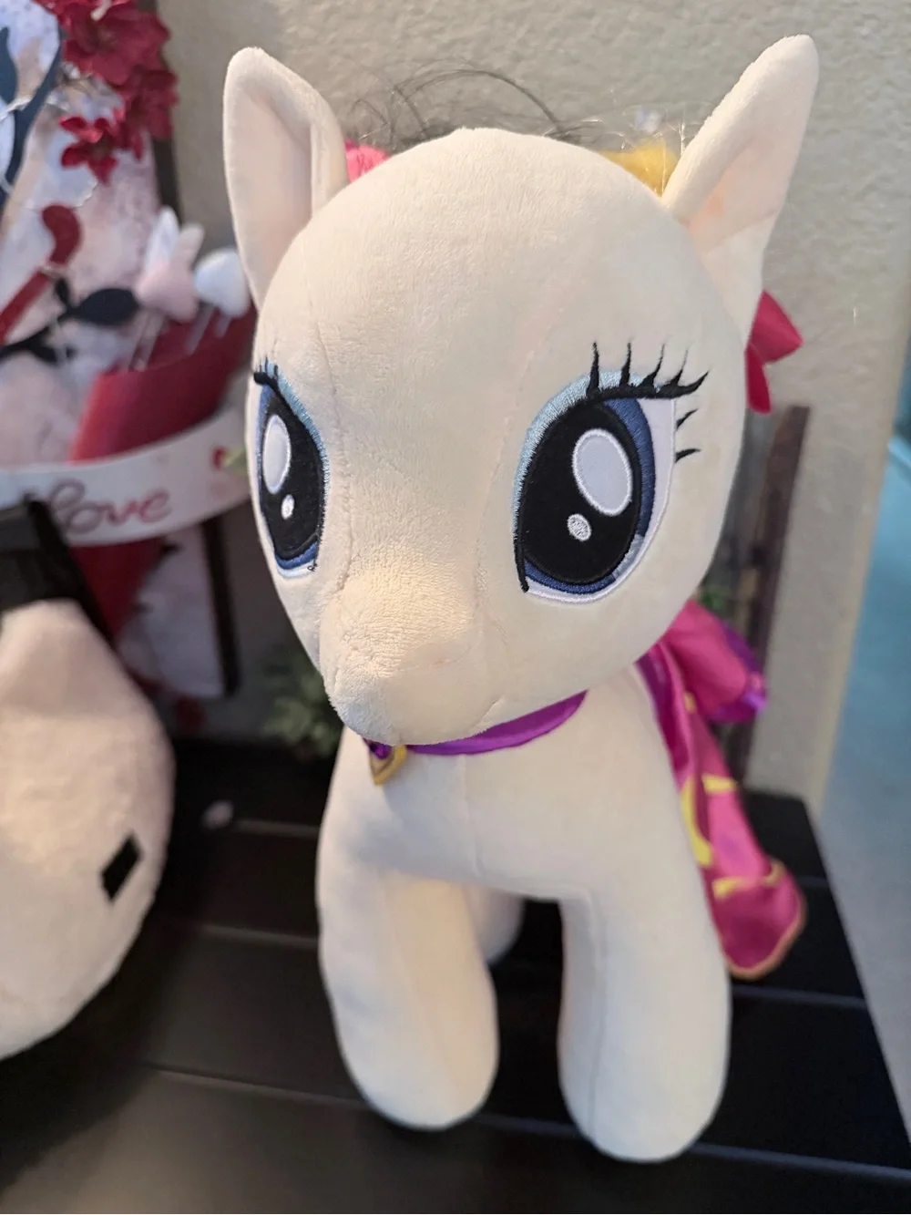 My Little Pony Cream Plush with Pink and Gold Costume