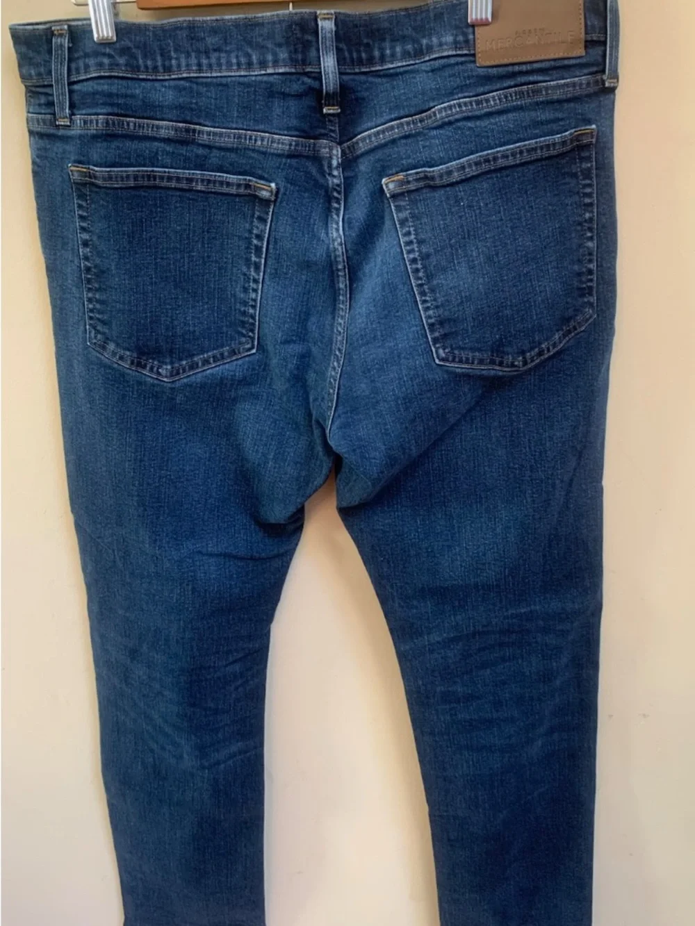 J. Crew Mercantile Flex Straight Leg Mid-Rise Stretch Denim Men's Jeans 36x32