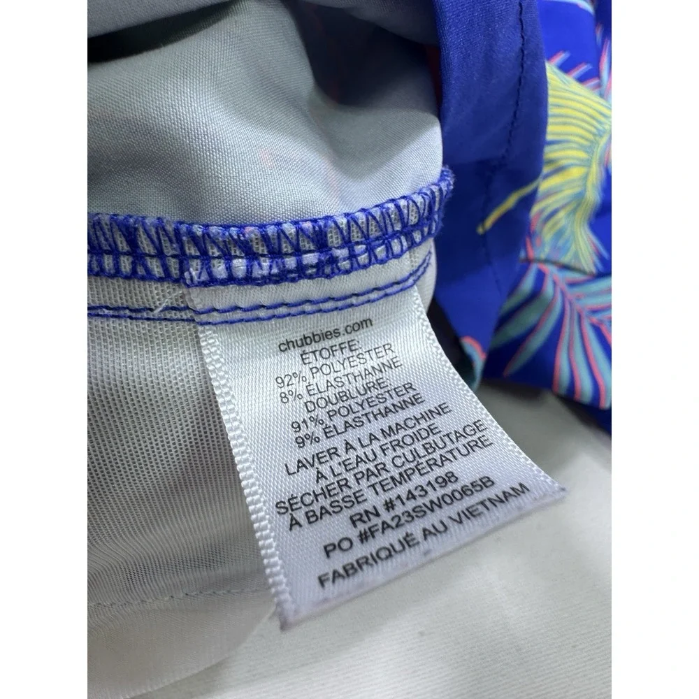 chubbies measurements waist