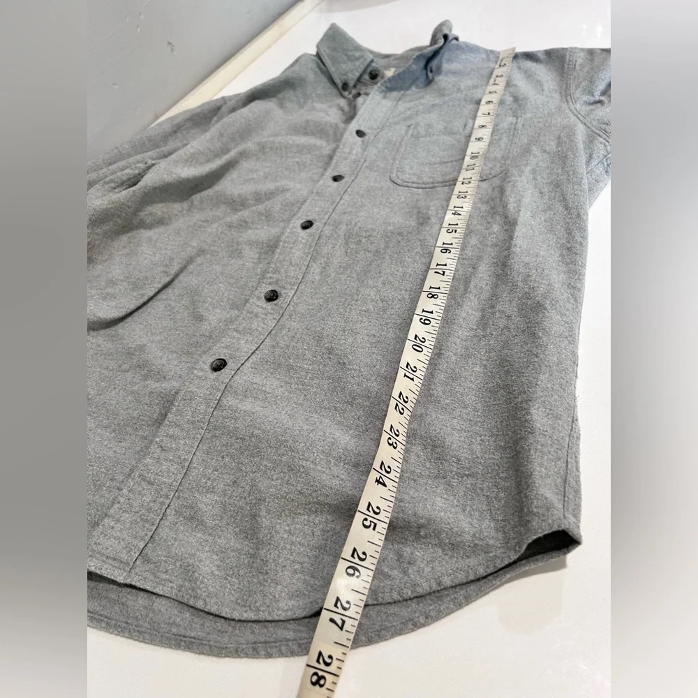 j crew shacked/ Gray Button-Down Shirt