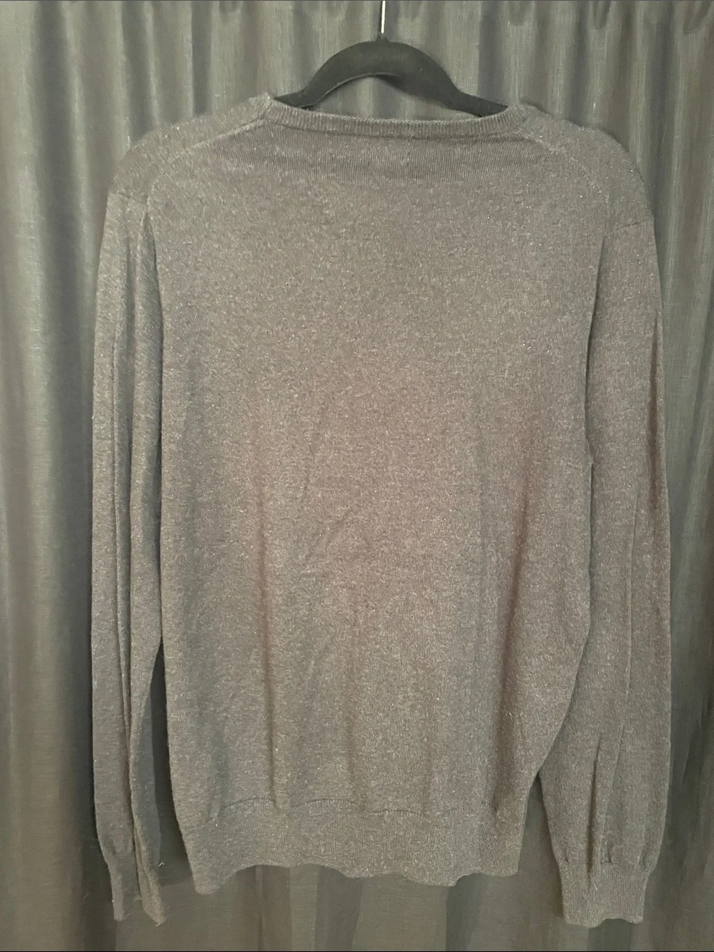 J. Crew Men’s Crewneck Sweater in Charcoal Gray