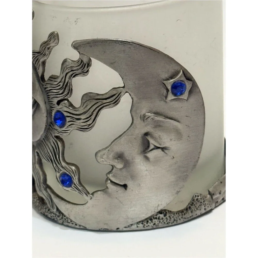 Vintage pewter celestial