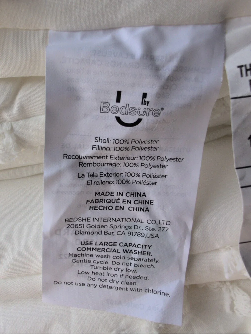 Bedsure king comforter