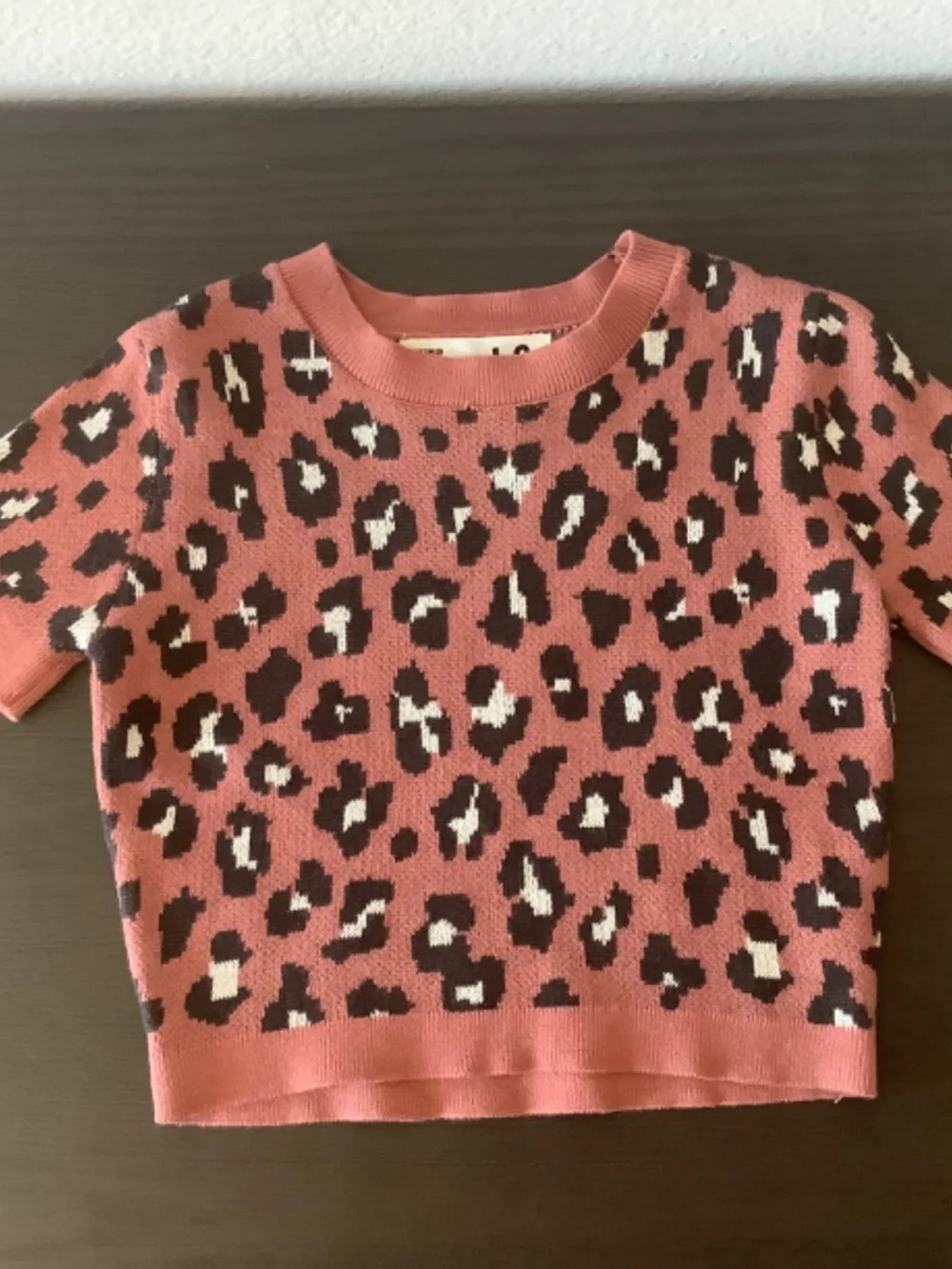 NWT Cotton On Kids 2 Piece Set Toddler Girls Leopard Skirt & Knit Top Size 1-2