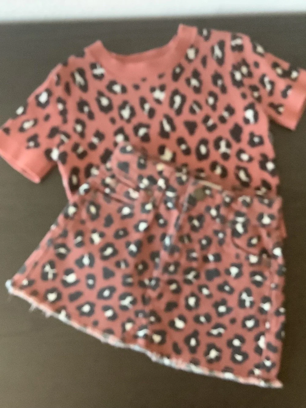 NWT Cotton On Kids 2 Piece Set Toddler Girls Leopard Skirt & Knit Top Size 1-2