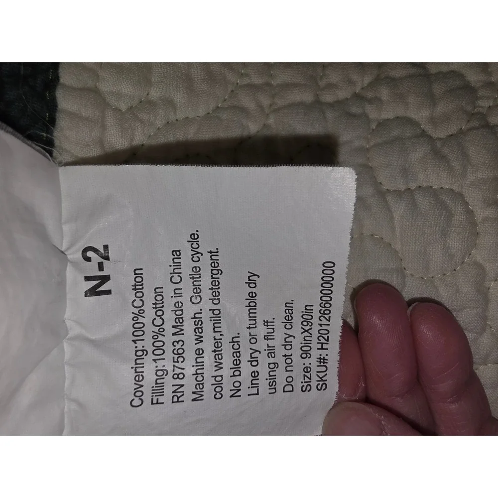 N/A cotton patchwork