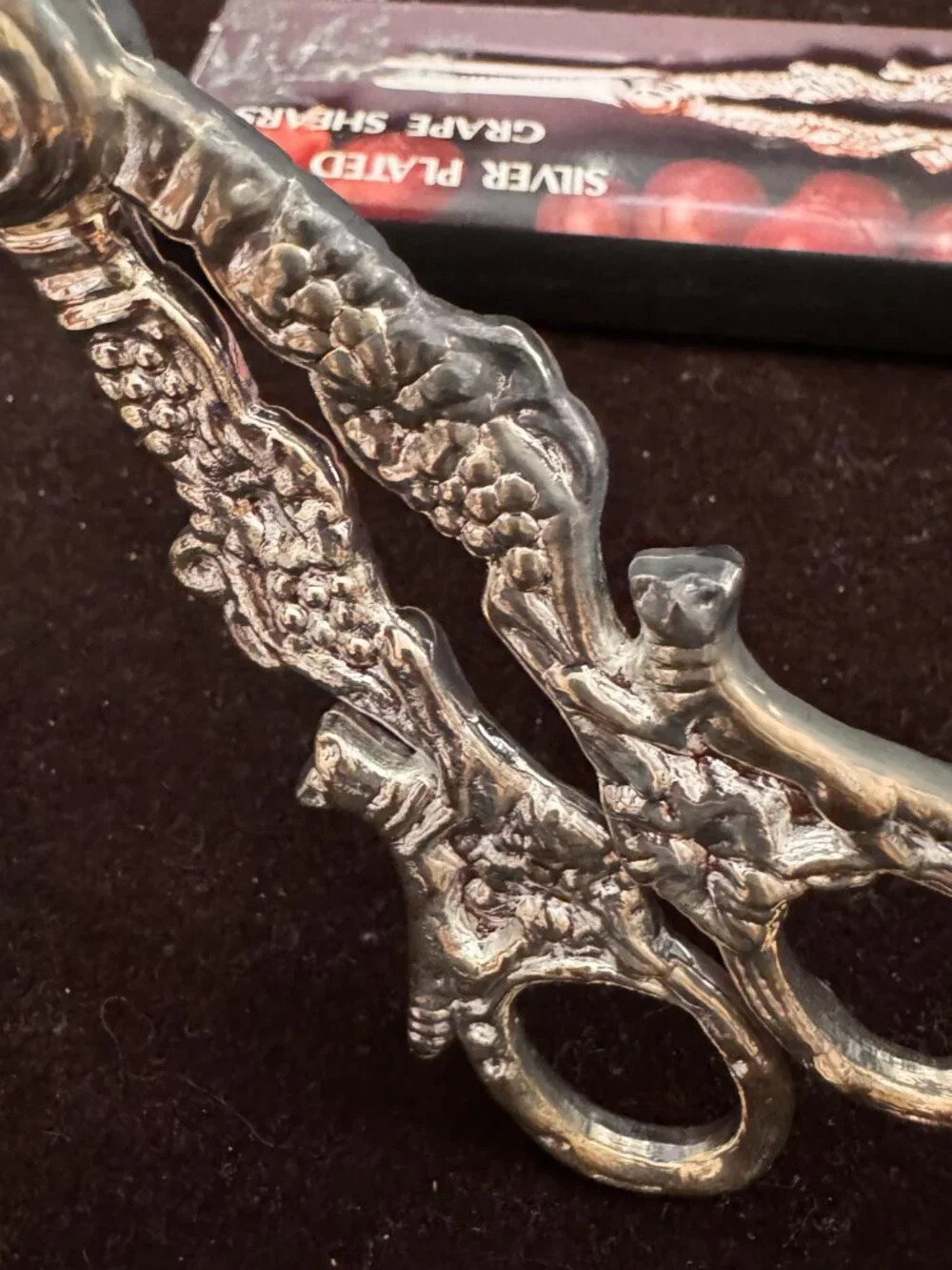 Silver Plated Grape Shears elevate your