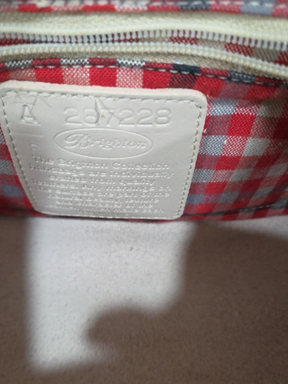 Brighton satchel cream