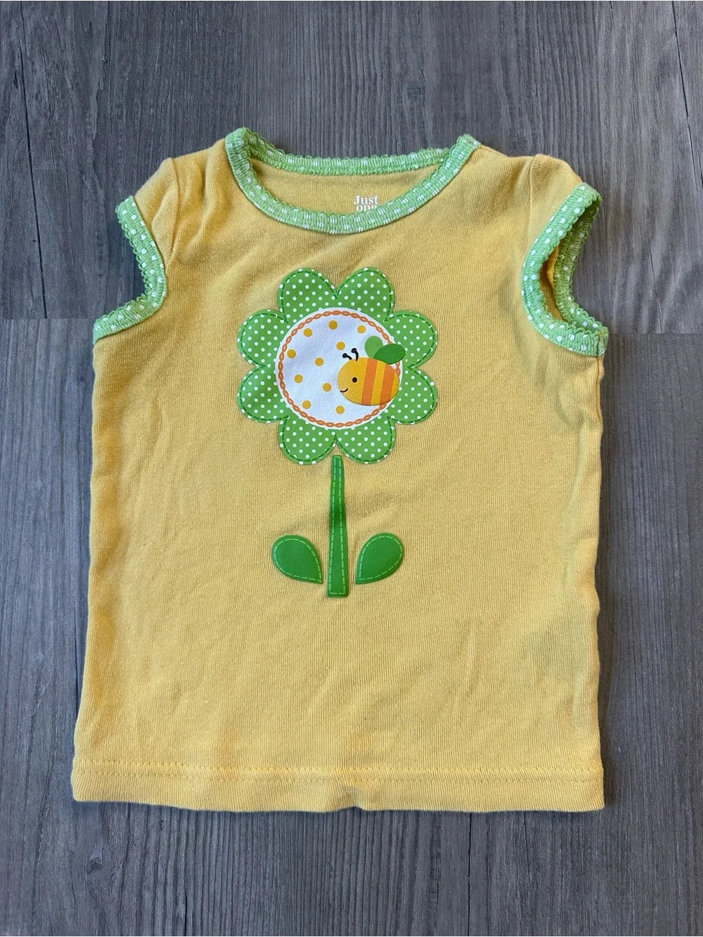 Carters Yellow & Green Flower & Bee Set