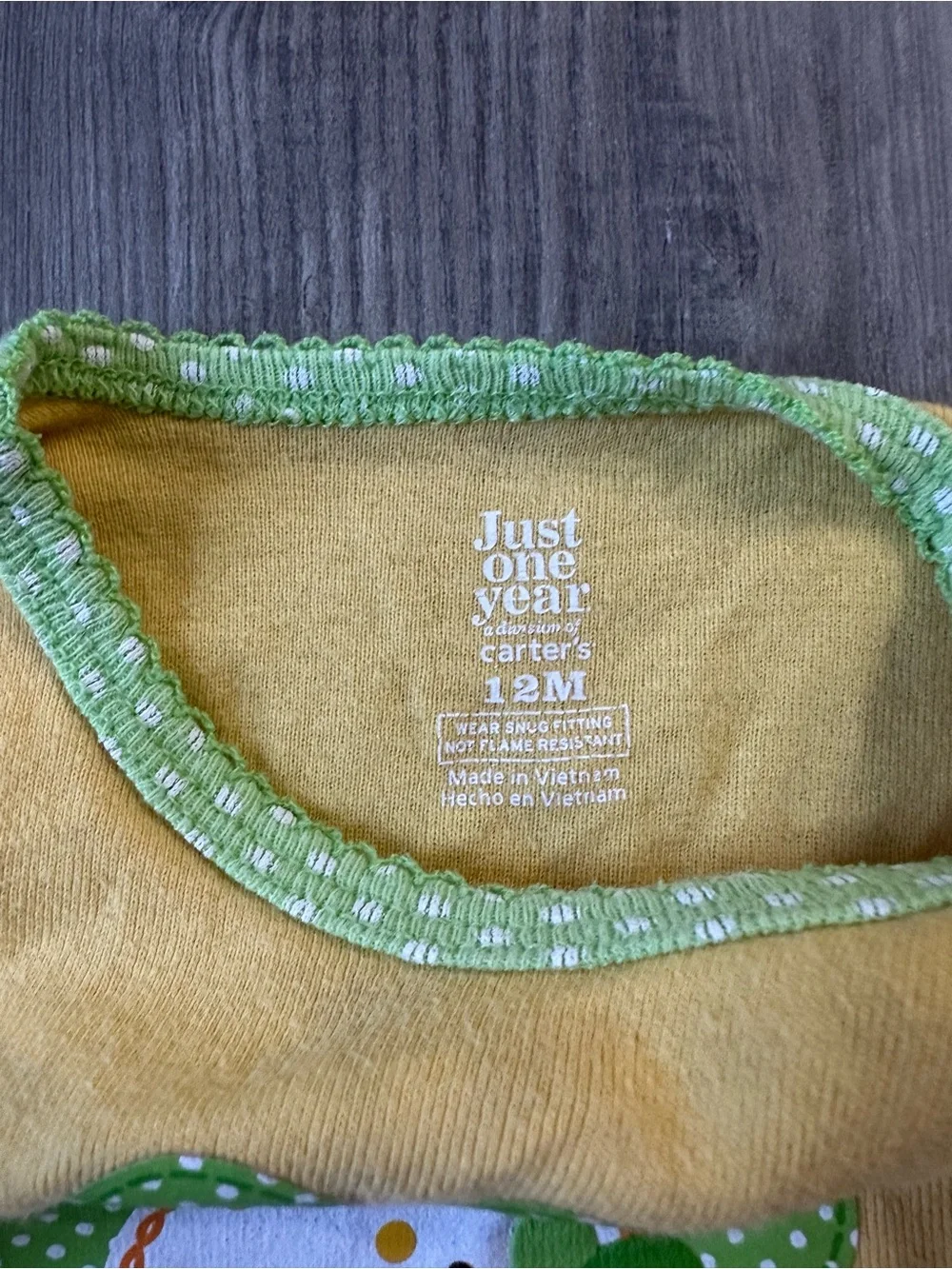 Carters Yellow & Green Flower & Bee Set