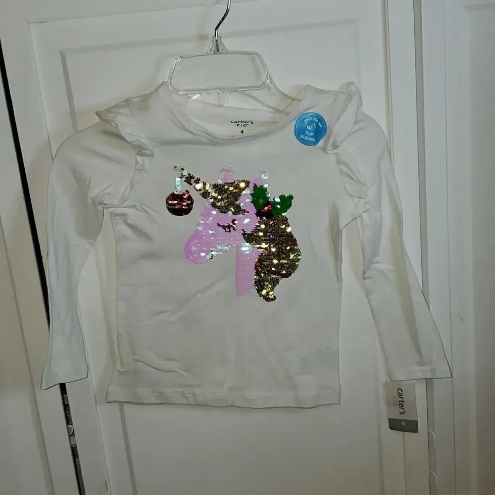 Carter's Kid Reversible Sequin Shirt