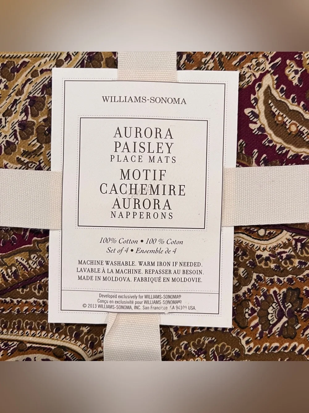Williams Sonoma new tags