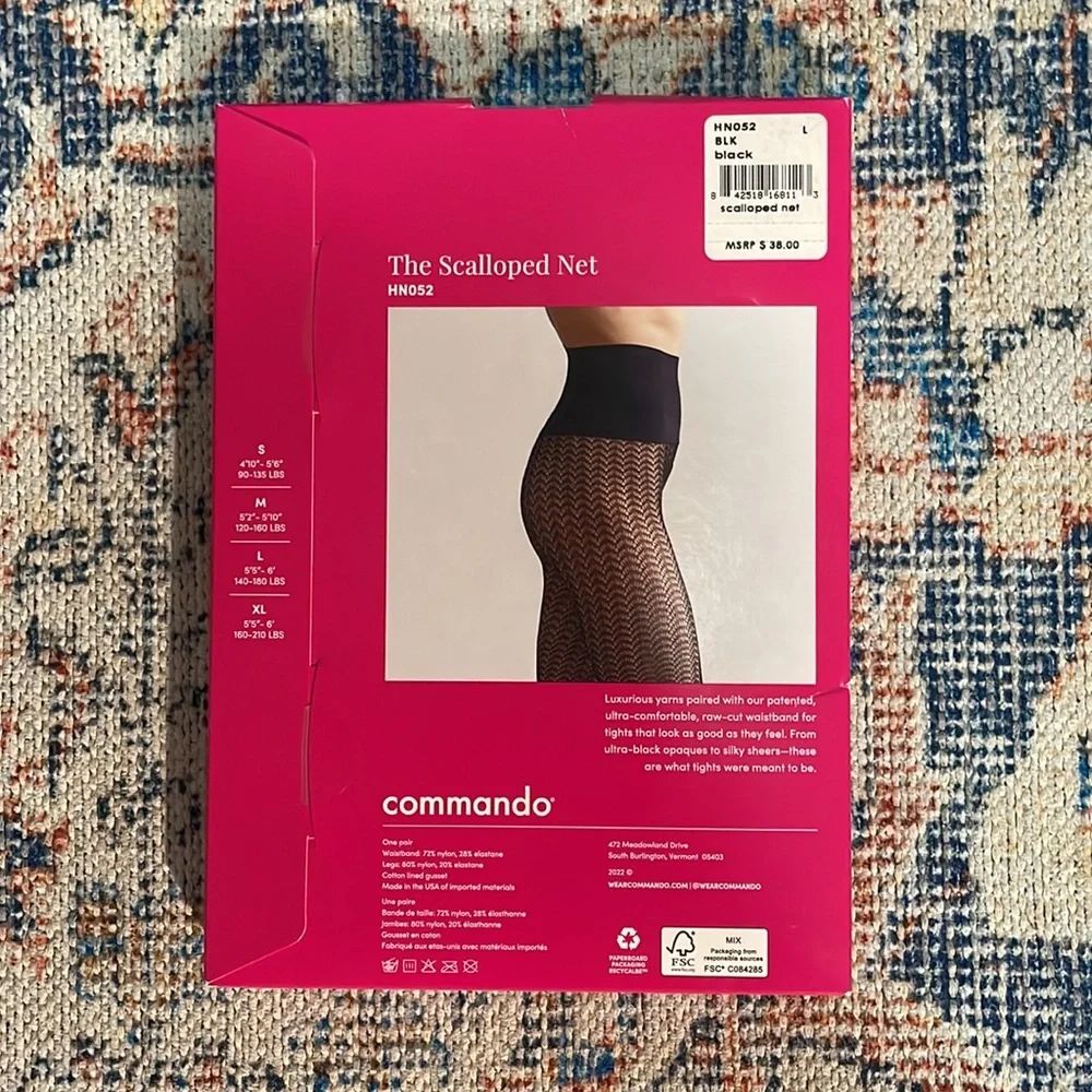Commando scalloped net