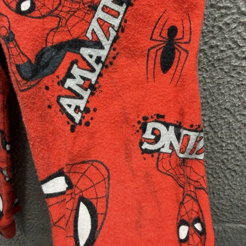 Marvel Pajamas Boys Size 4 Red Spiderman 2 Piece Pajama Set Boys Size 4