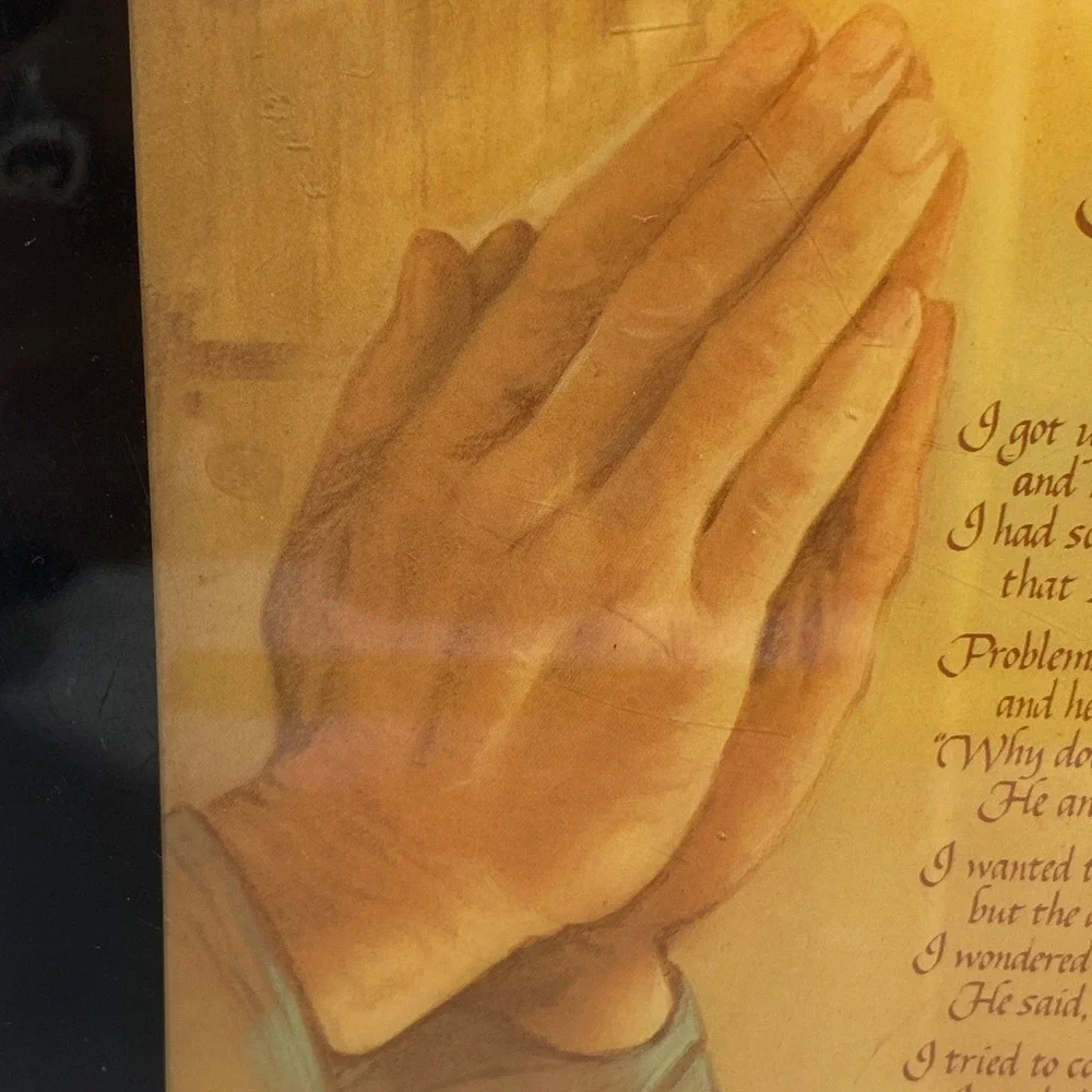 The‎ Difference Inspirational Poem Print Praying Hands Christian Religious Art