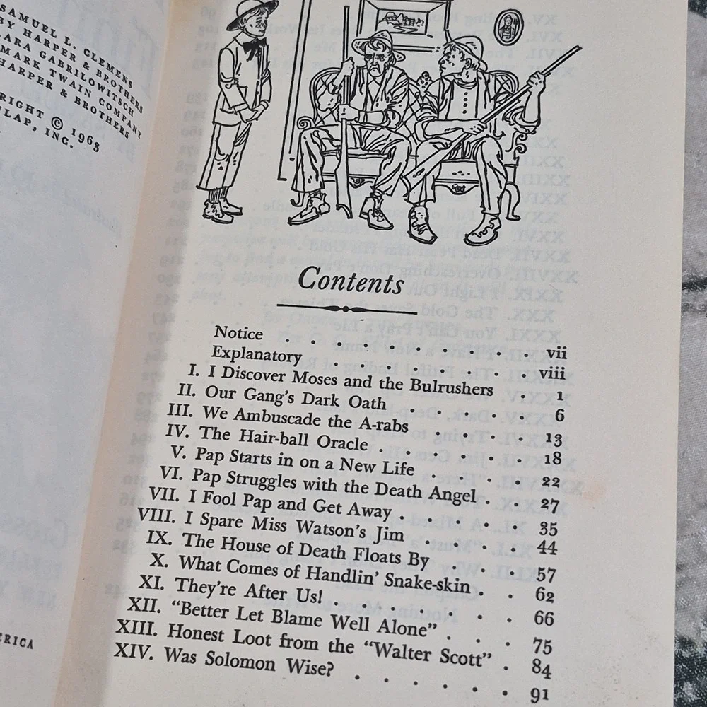 The Adventures of Huckleberry Finn by Samuel Clemens - Grosset & Dunlap, 1963‎