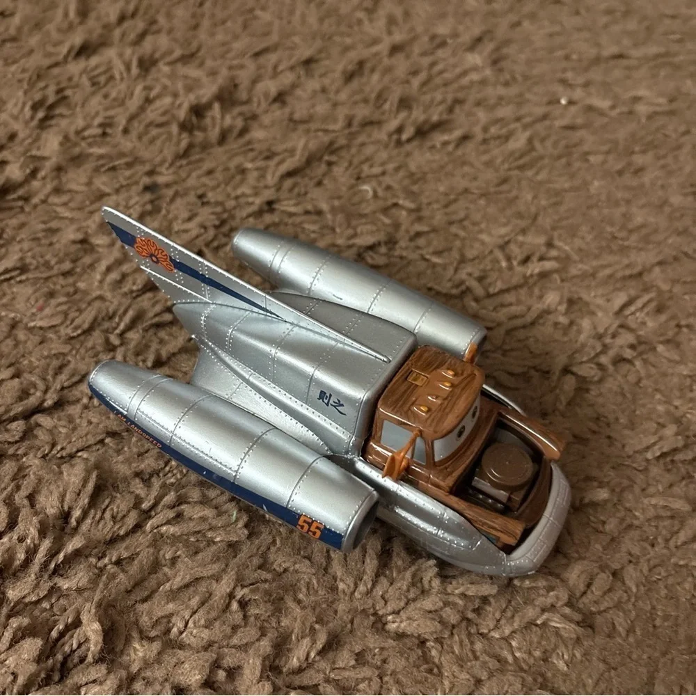 Disney Mater Die Cast Cars on the Road Airplane Removable Piece Truck Car Toy