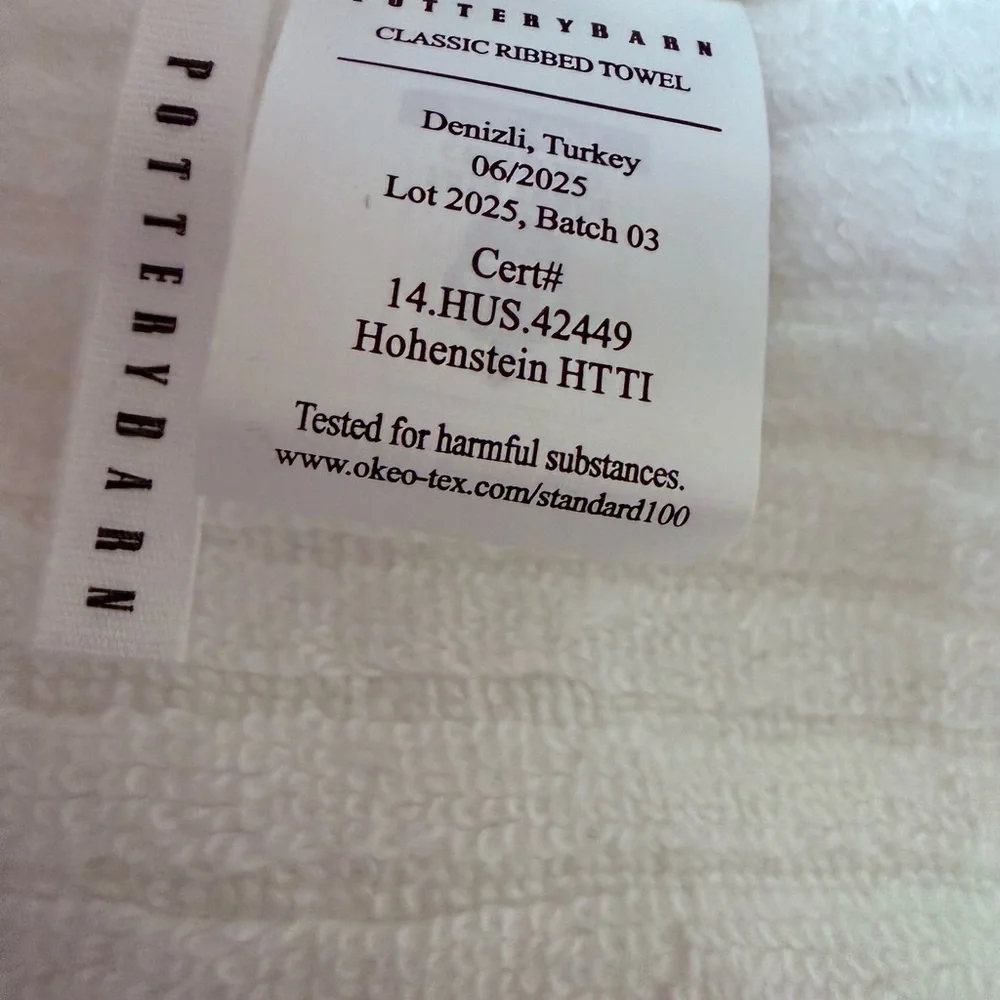 potterybarn absorbent cotton