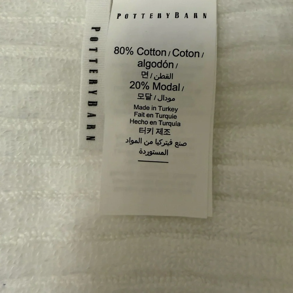 potterybarn absorbent cotton