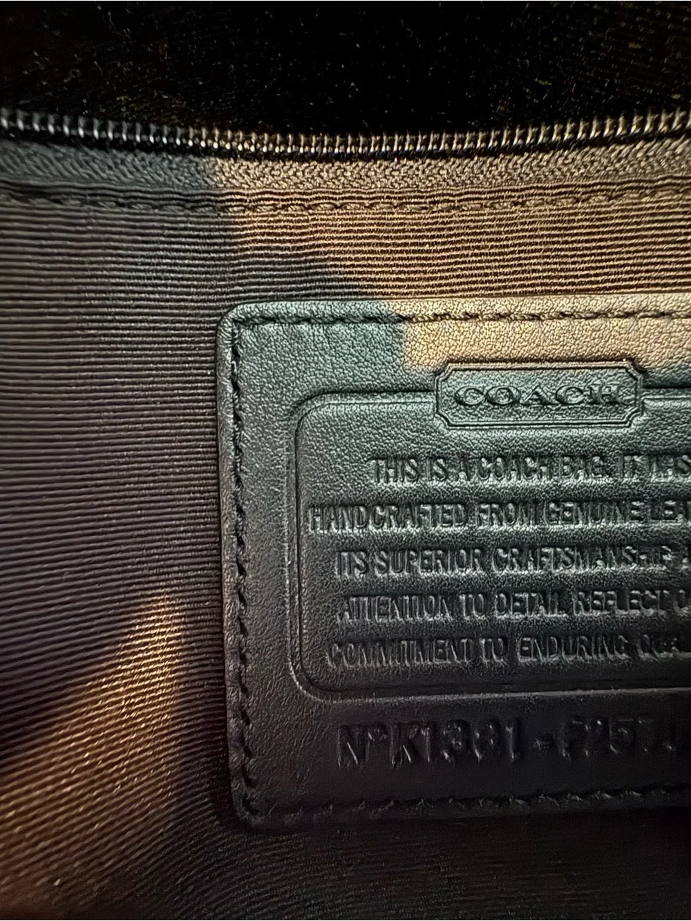 Coach shiny patent