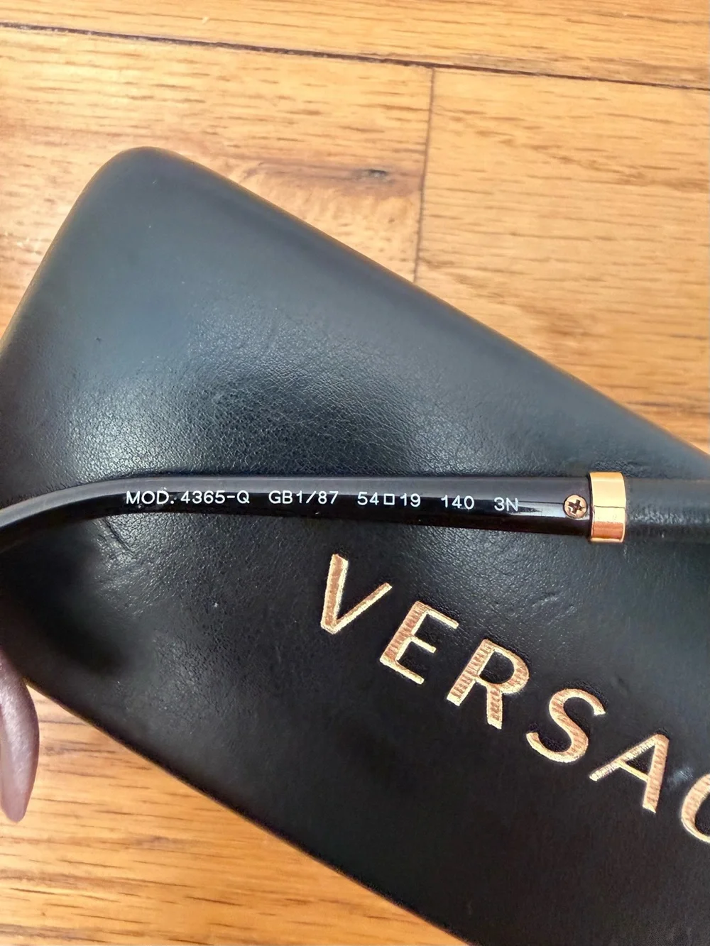 Versace V-Rock Black Cat Eye Sunglasses