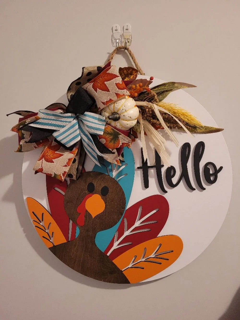 Turkey Fall Wreath
