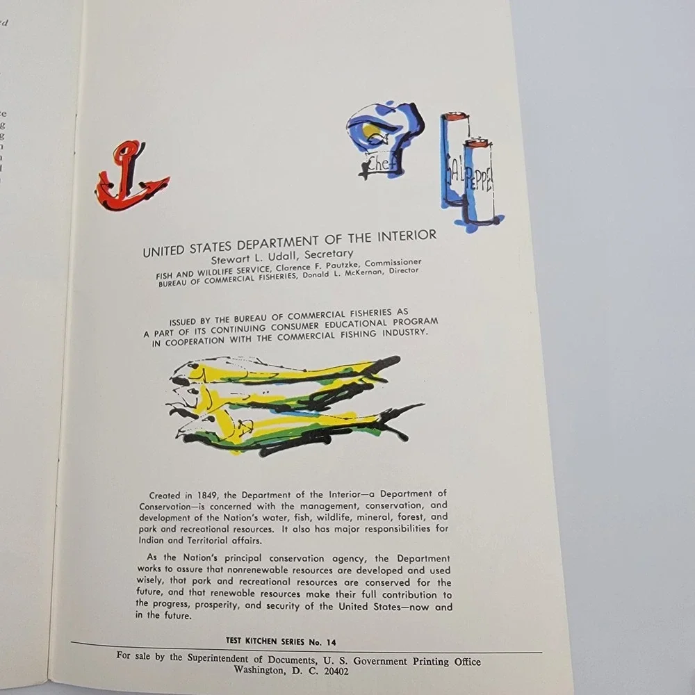 Over the Coals, Fish and Shellfish Recipe Booklet 1973 NOAA