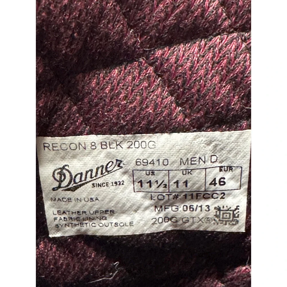 Danner recon inch