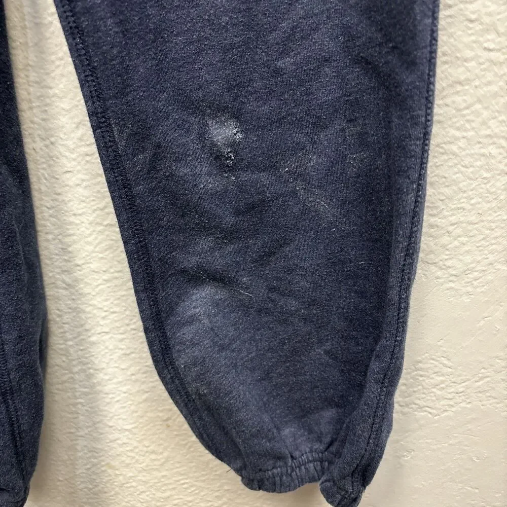 The Childrens Place Boys XL 14 Navy Blue Fleece Joggers Pockets Drawstring