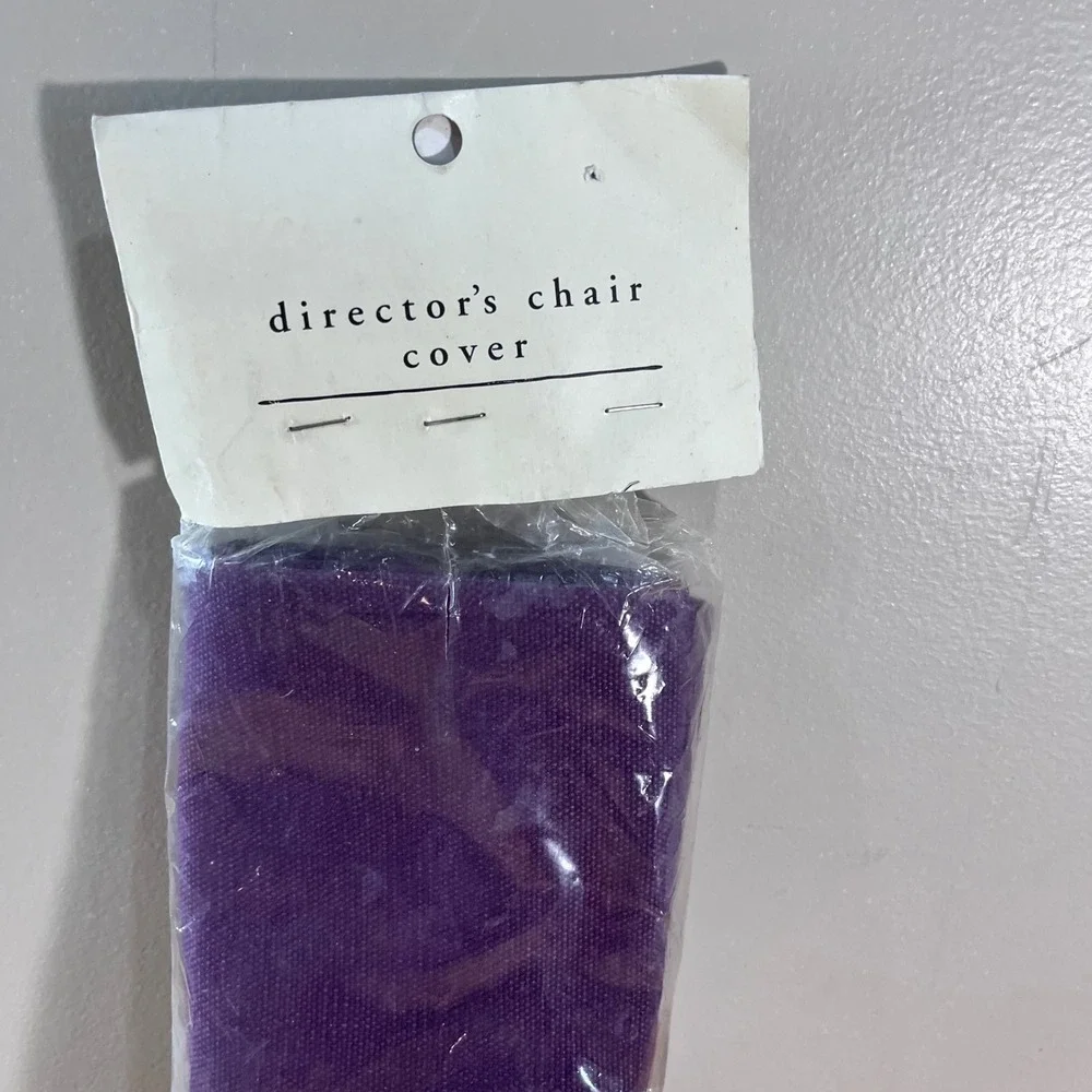 Pier 1 Imports Director's Chair Cover Purple Vtg Canvas Replacement Set