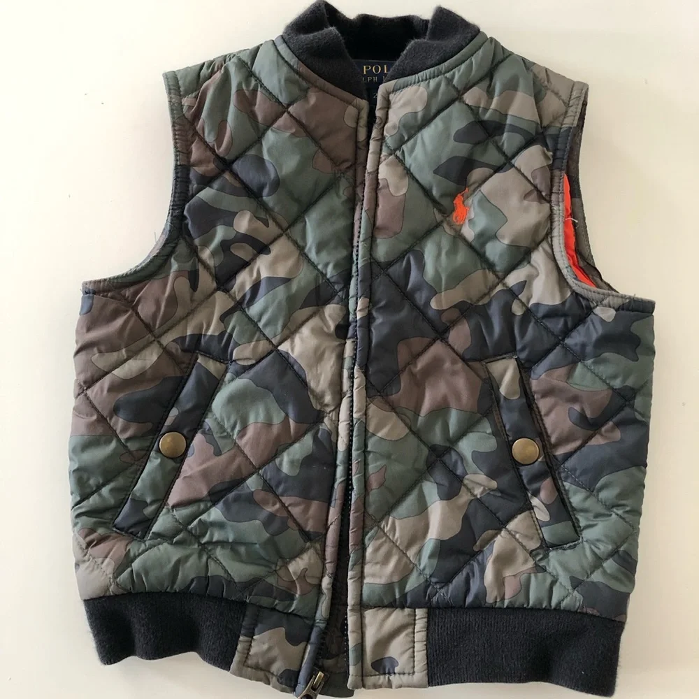 Quilted Ralph Lauren Baby vest size 2/2T