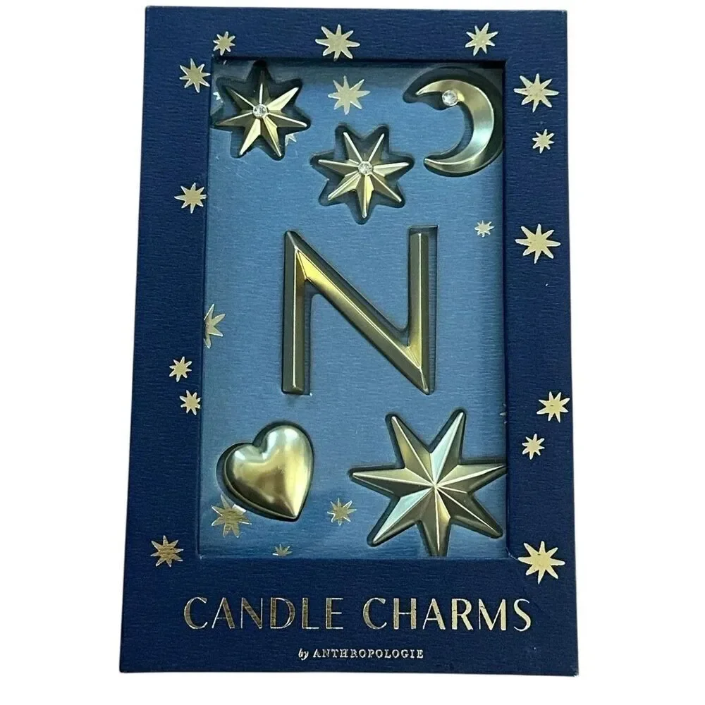 Anthropologie Candle Charms Decorative Monogram 