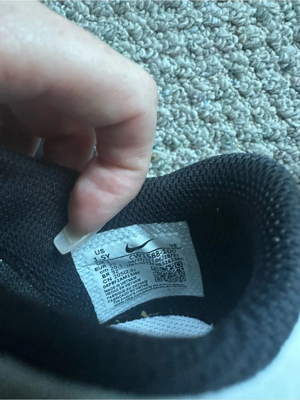Kids Low Top Nike Dunks