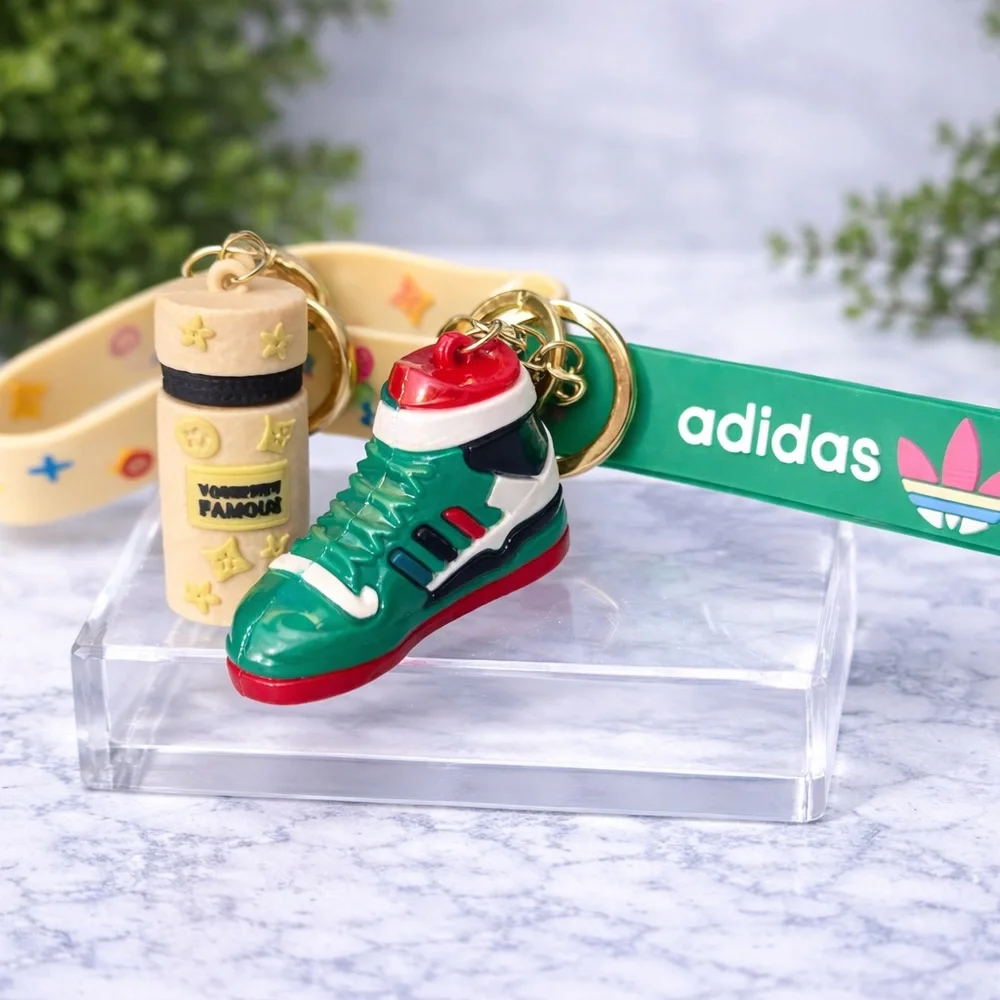 adidas keychain green
