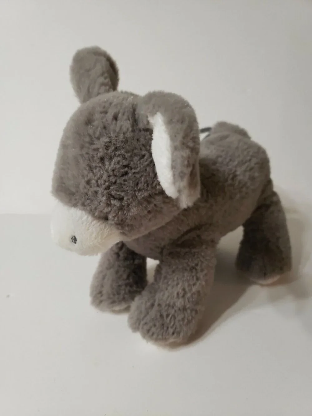 Carters Grey Donkey Mule Baby Plush Soft Stuffed Animal Lovey Toy