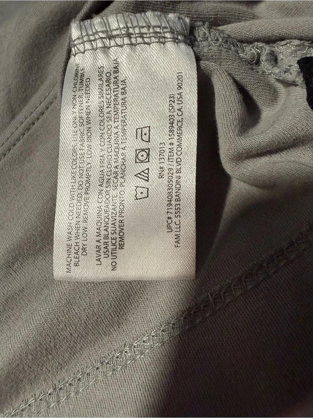 Banana Republic luxe touch Men's Short Sleeve Crew T-Shirt in Gray 100%cotton