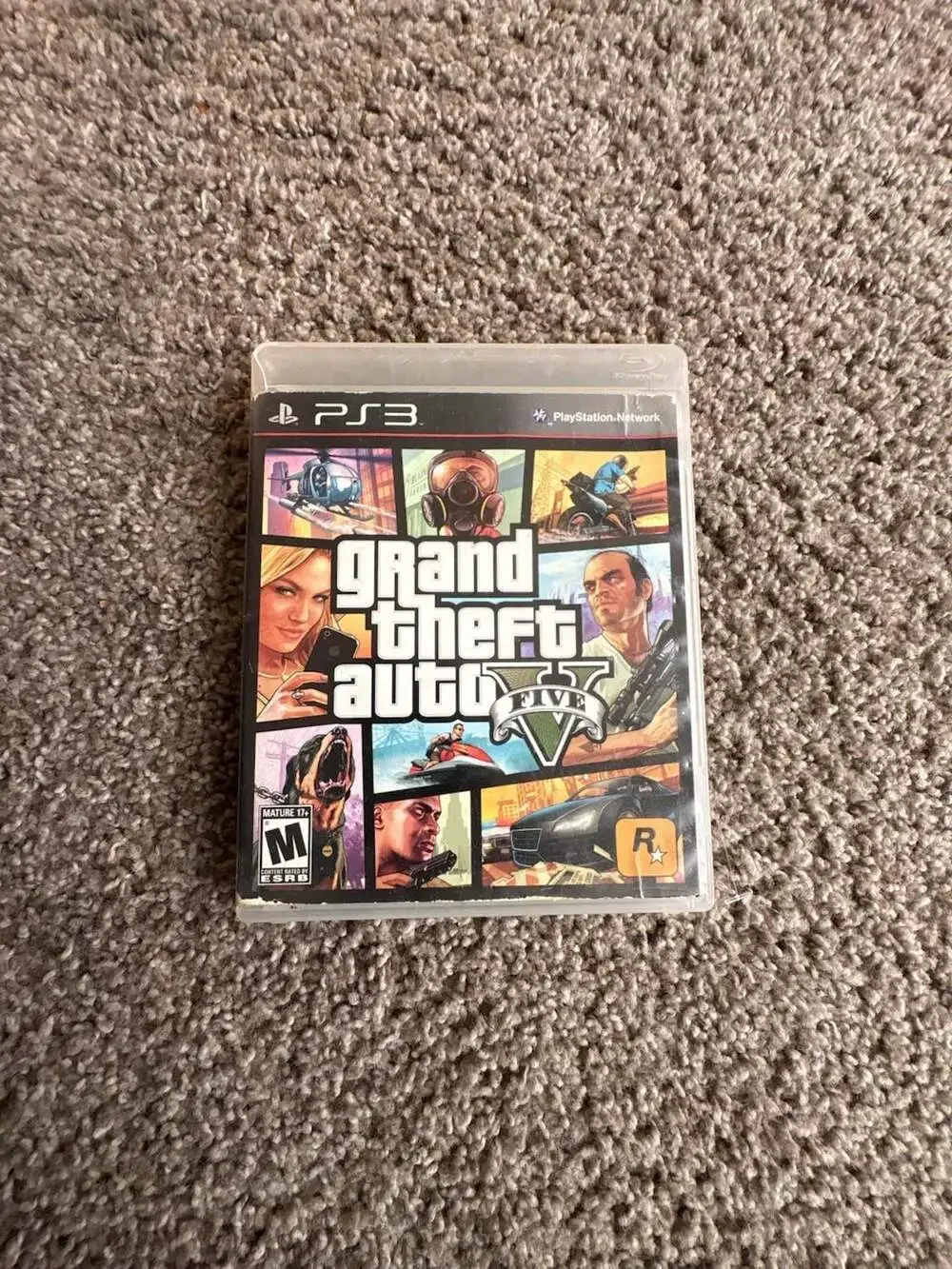 Grand Theft Auto V PS3 Game with Map no Manual