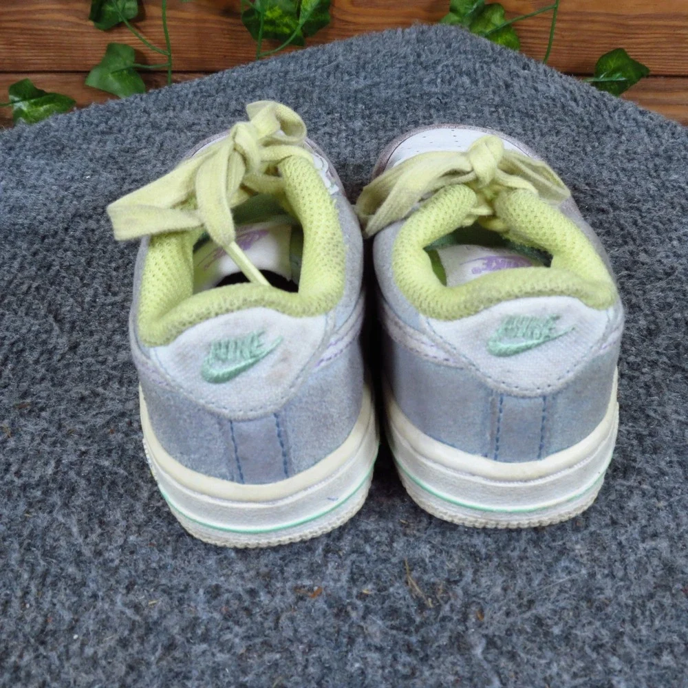 Nike Force 1 LV8 TD Infant Sneakers Size 6 Easter White Multi-Color Leather