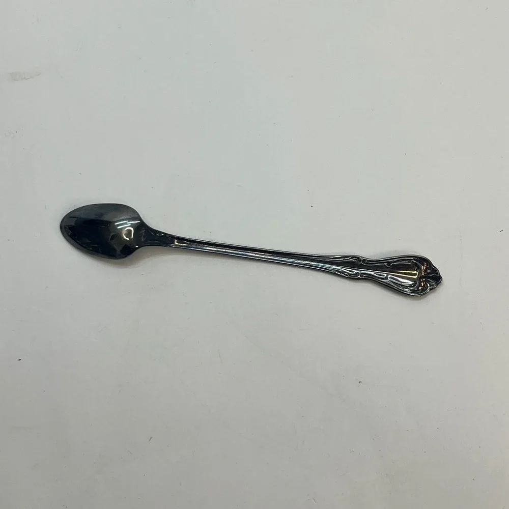 Oneida Stainless Steel Espresso Spoon Ornate Scroll Handle Demitasse‎ 5.5 Inch