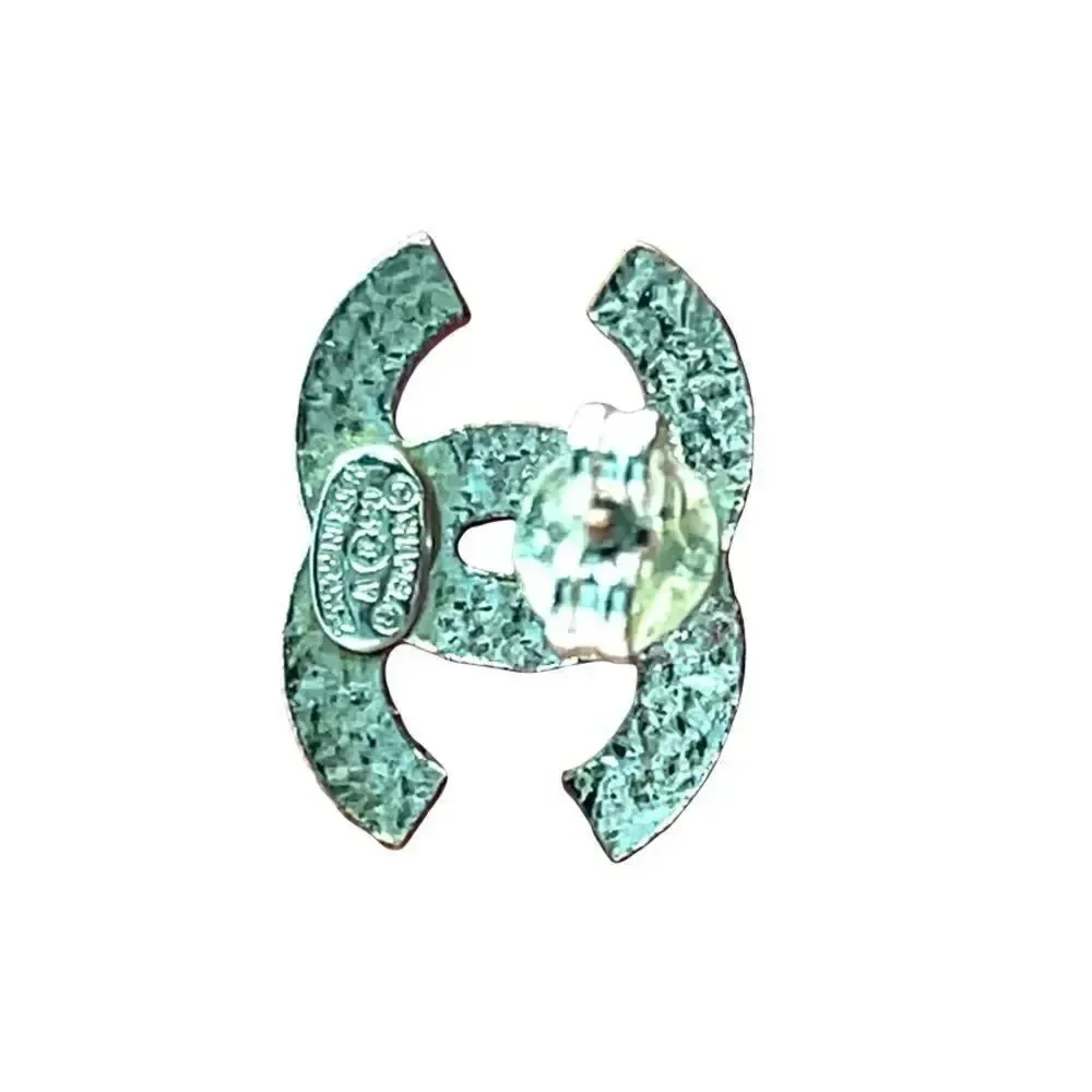 CHANEL preowned rhinestone stud