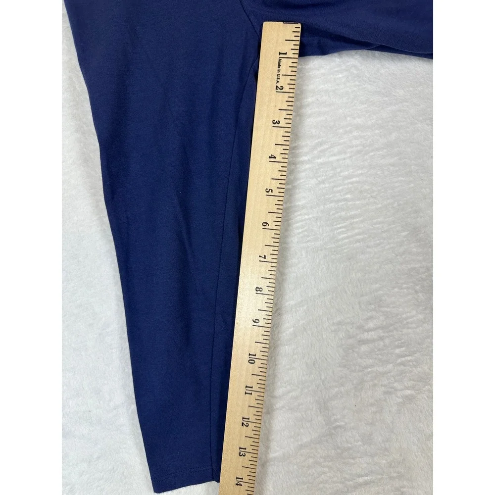 Nike Leggings Girls XS 4 Navy Blue White Swoosh Logo Athletic Pants