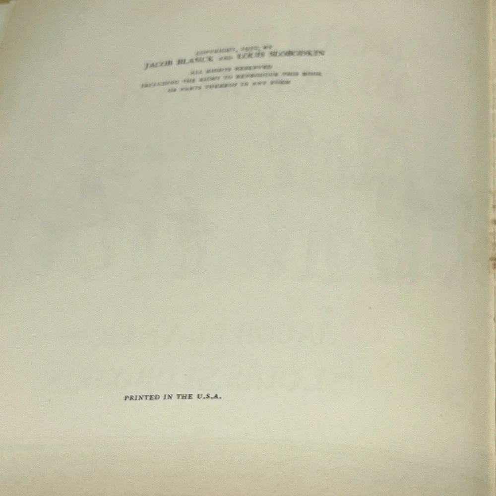Vintage 1950 The King and the Noble Blacksmith Hardcover Book Jacob Blanck Dust