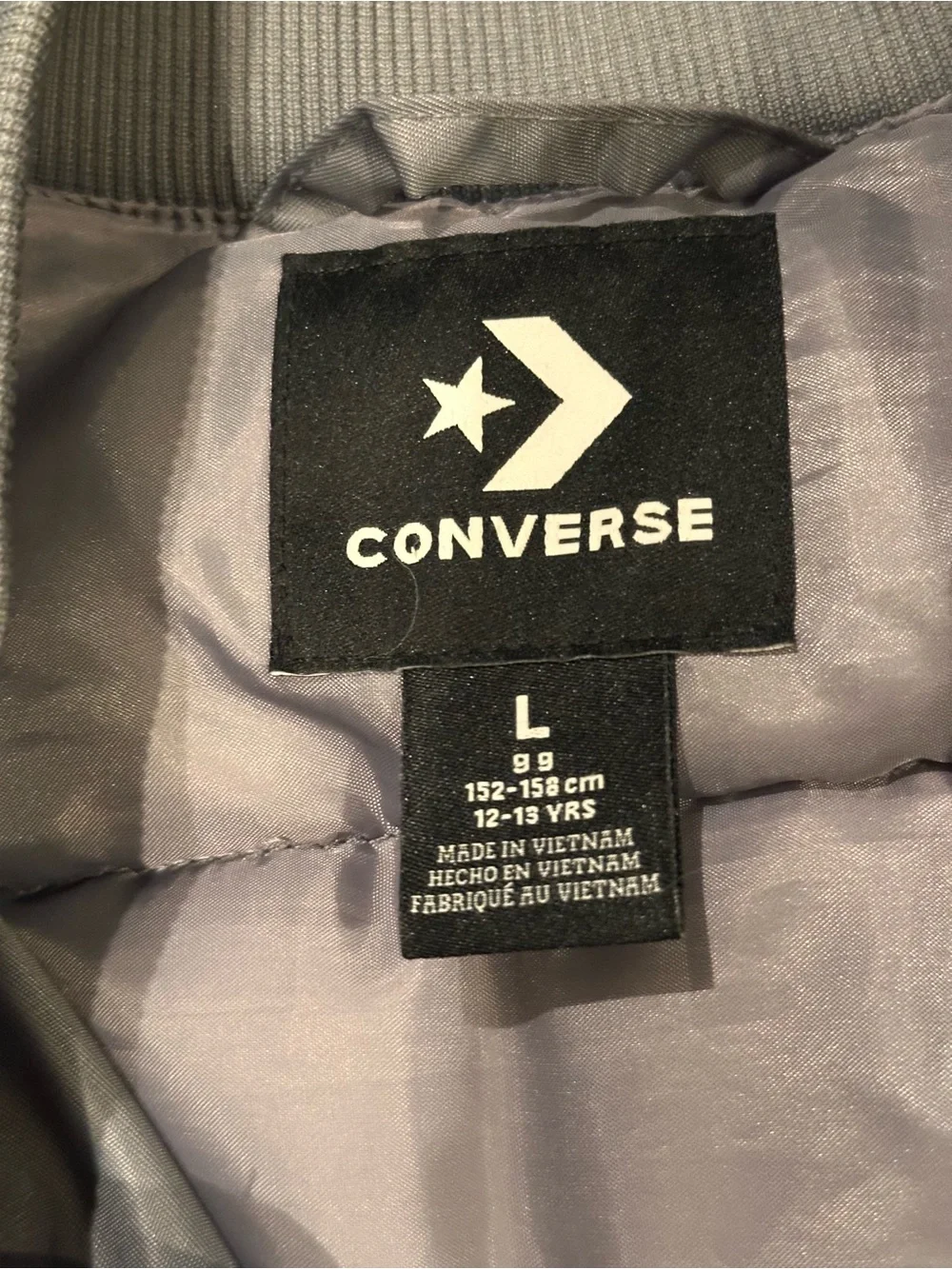 Converse zip patch closure
