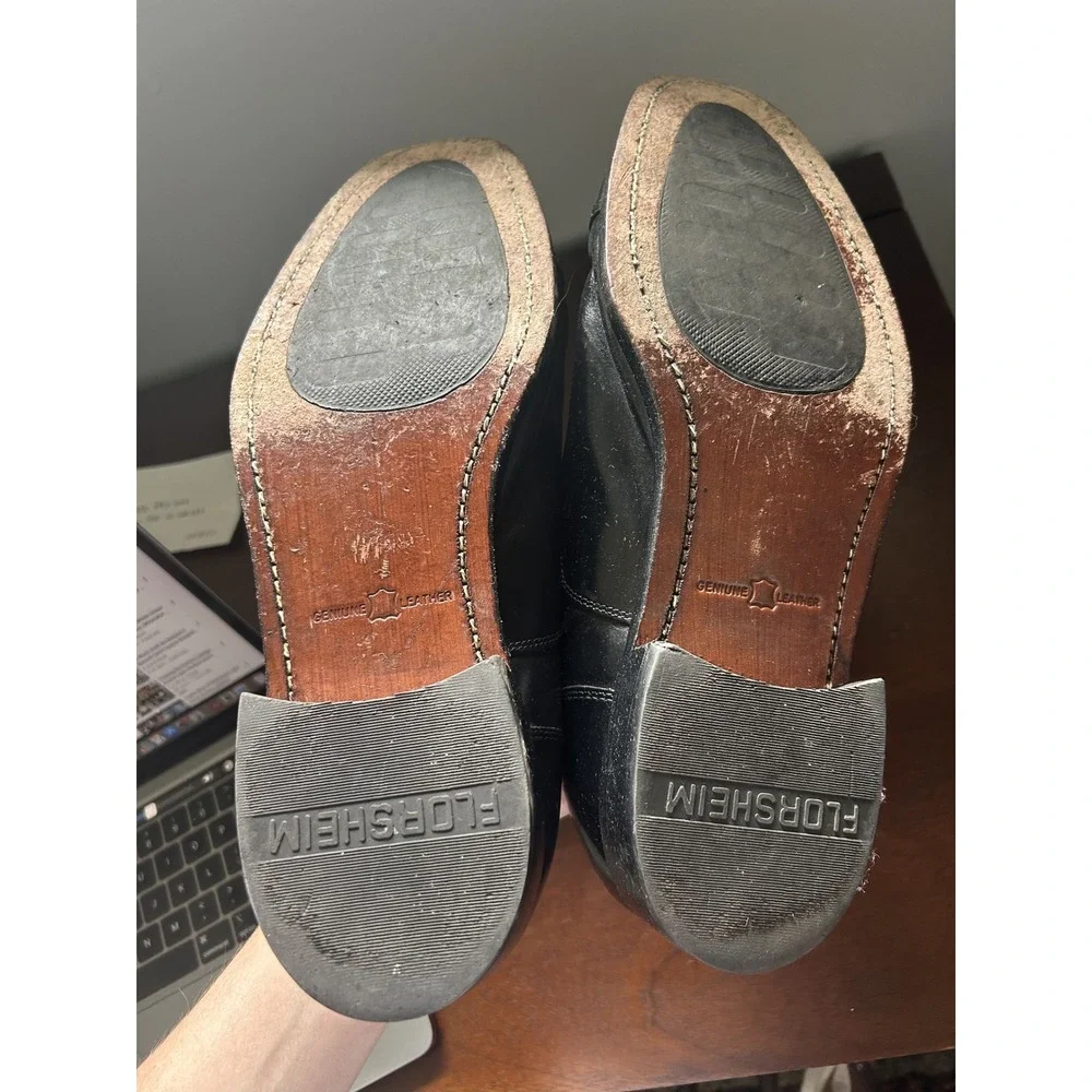 Florsheim black leather
