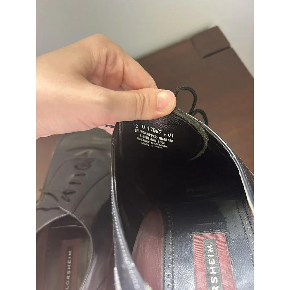 Florsheim black leather