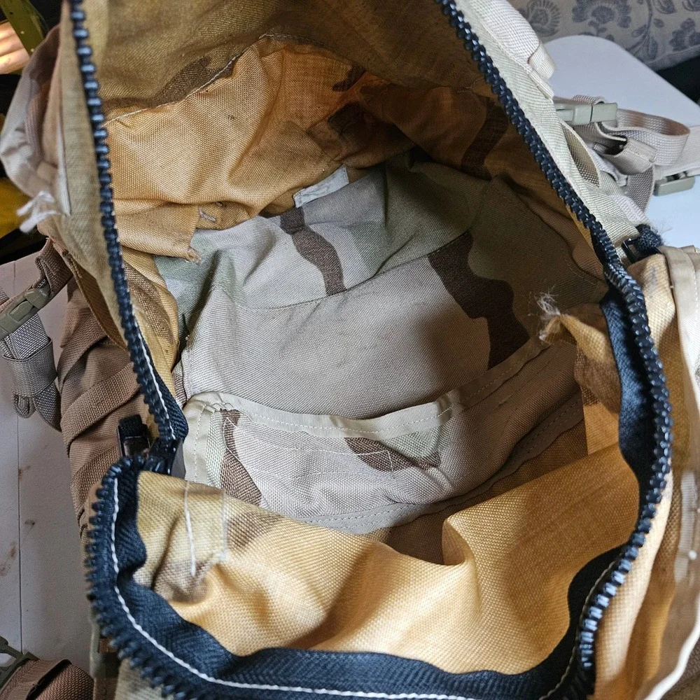 US Military 3 Color Desert Camo Tactical Assault Pack Backpack DCU Surplus