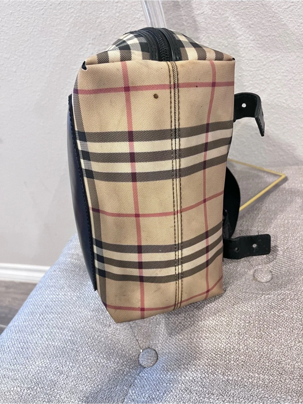 Burberry Nova Check Canvas Backpack