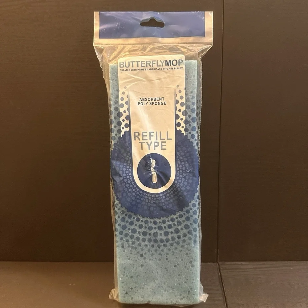 Butterfly Sponge Mop Refill: Absorbent Poly Sponge, Type L